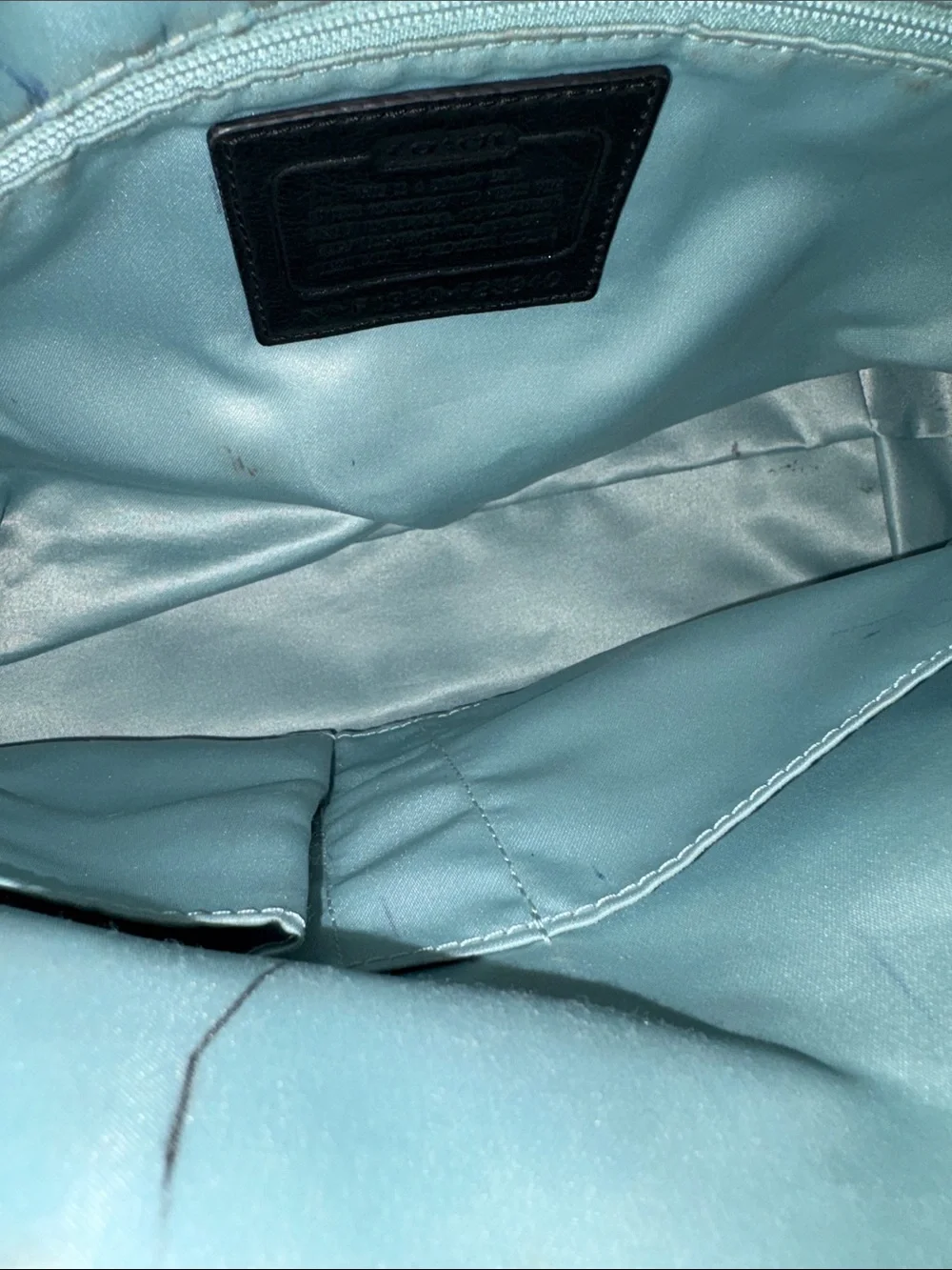 Coach tote signature